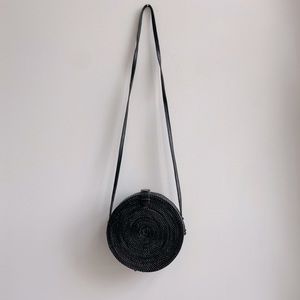 Handmade Black Canteen Bag from Bali
